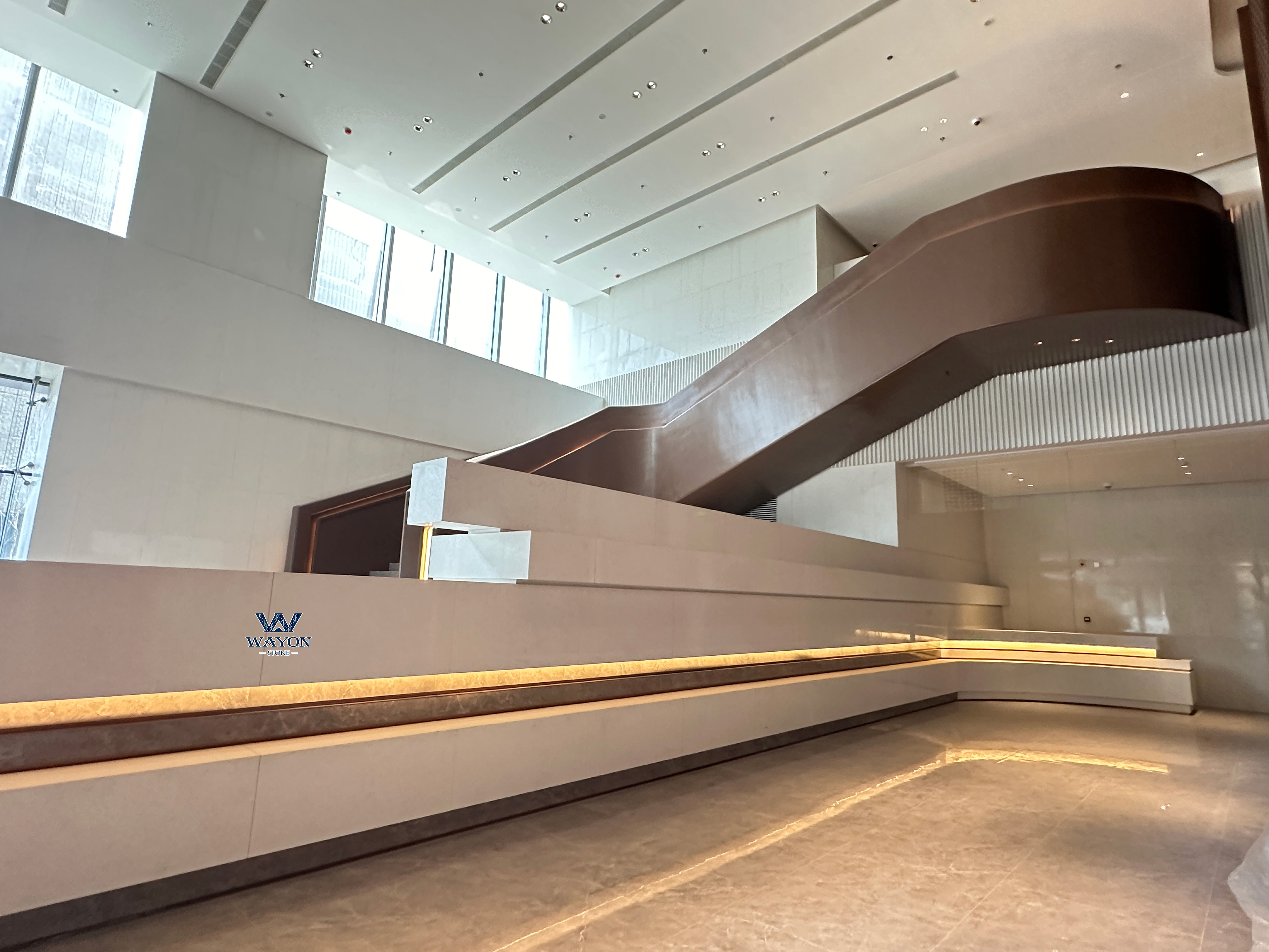 [Ningbo Tower Project] Luxury Quartz Stone Design | Wayon Stone