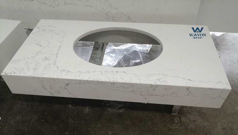 Quartz vanity top（WG410 Cloud Atlas）