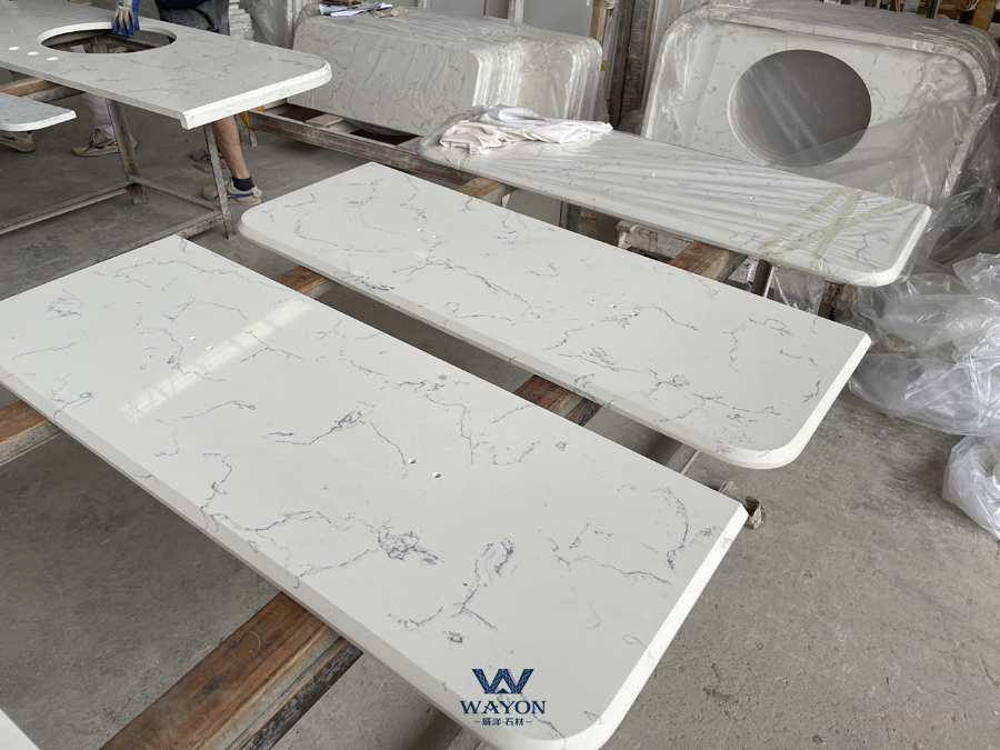 Quartz vanity top(WG377 Arabesecato)