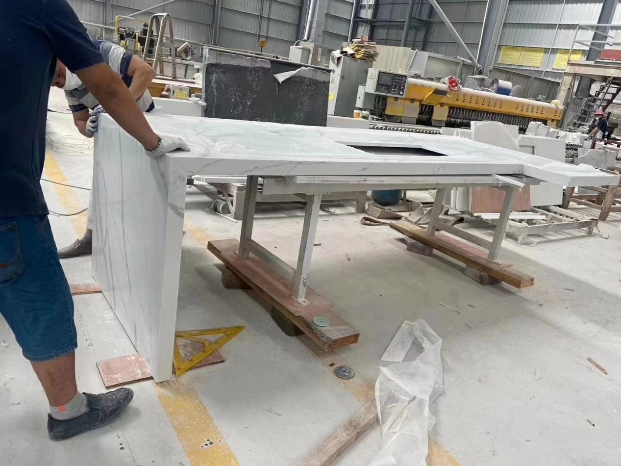 Custom quartz stone Shape Processing Solutions | Wayon Five-Axis Bridge Cutting Machine