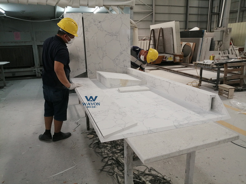 Quartz  stone processing