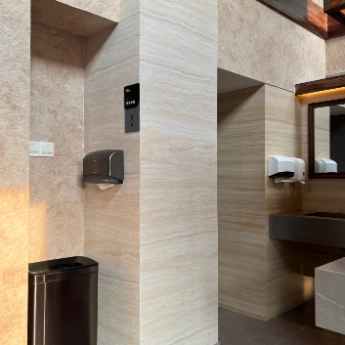 Bathroom wall made by stone materials WAYON cases 345x345