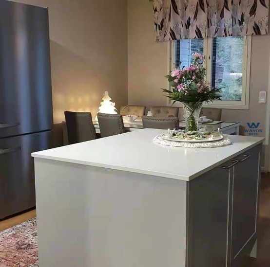 Finland Residential Project: Minimalist & Durable | Wayon  Quartz Countertop