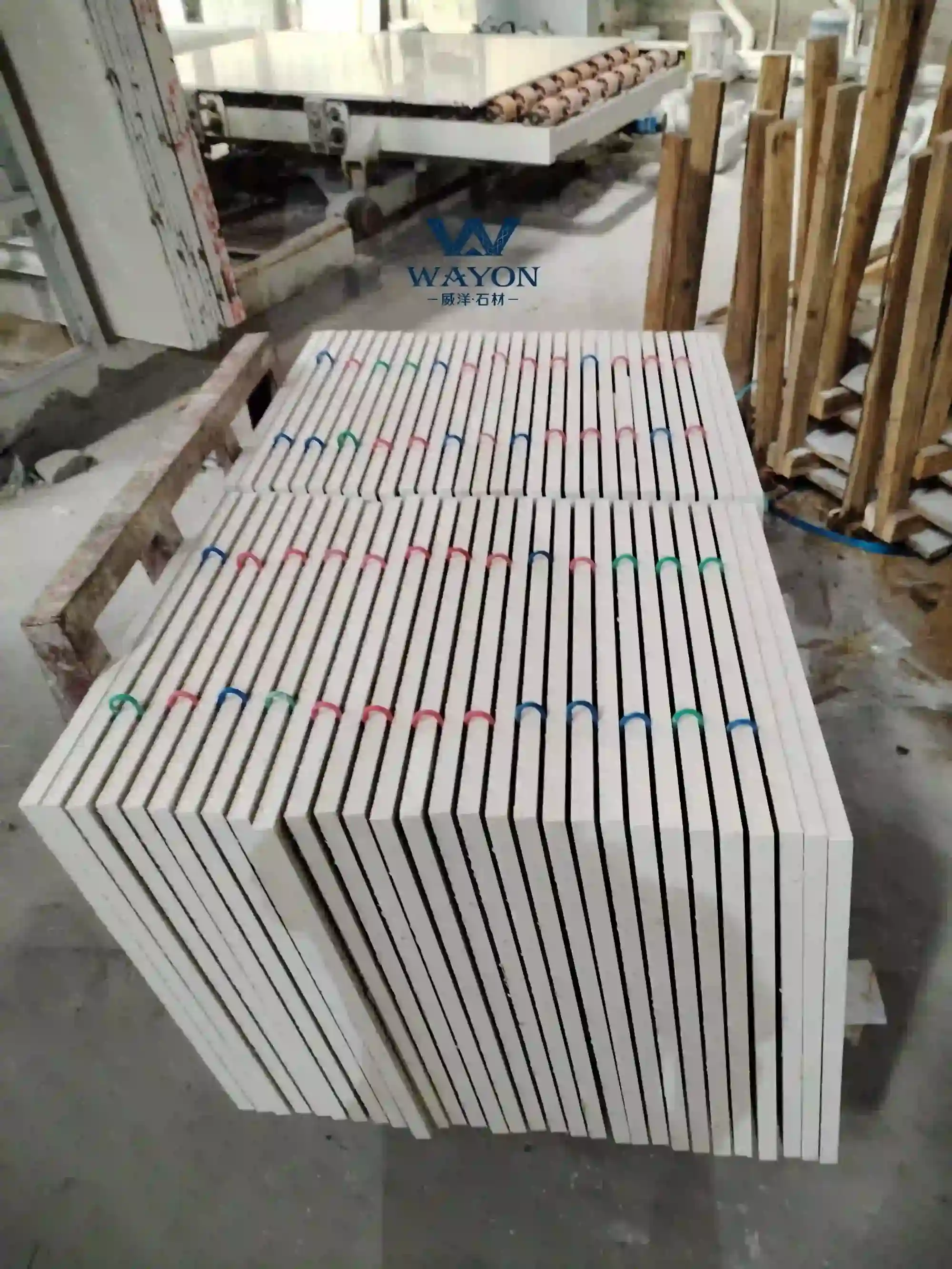 Drying of cement stone
