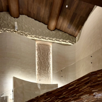 Feature Wall in a Xinjiang Hotel WAYON cases