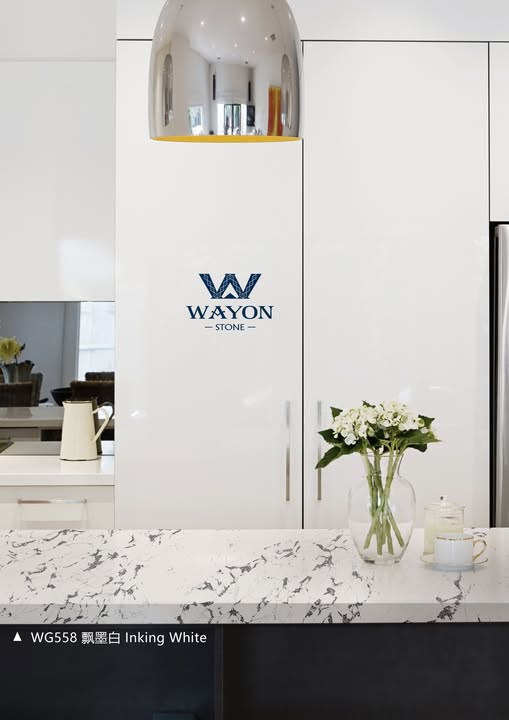 Wayon Quartz Stone WG558 Inking White