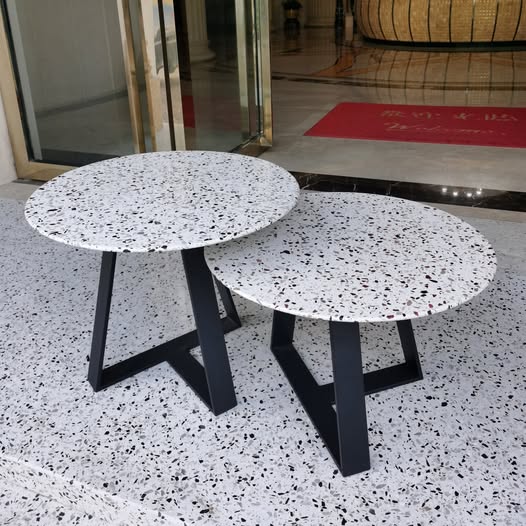 [Modern Dining] Wayon Stone Terrazzo Round Table