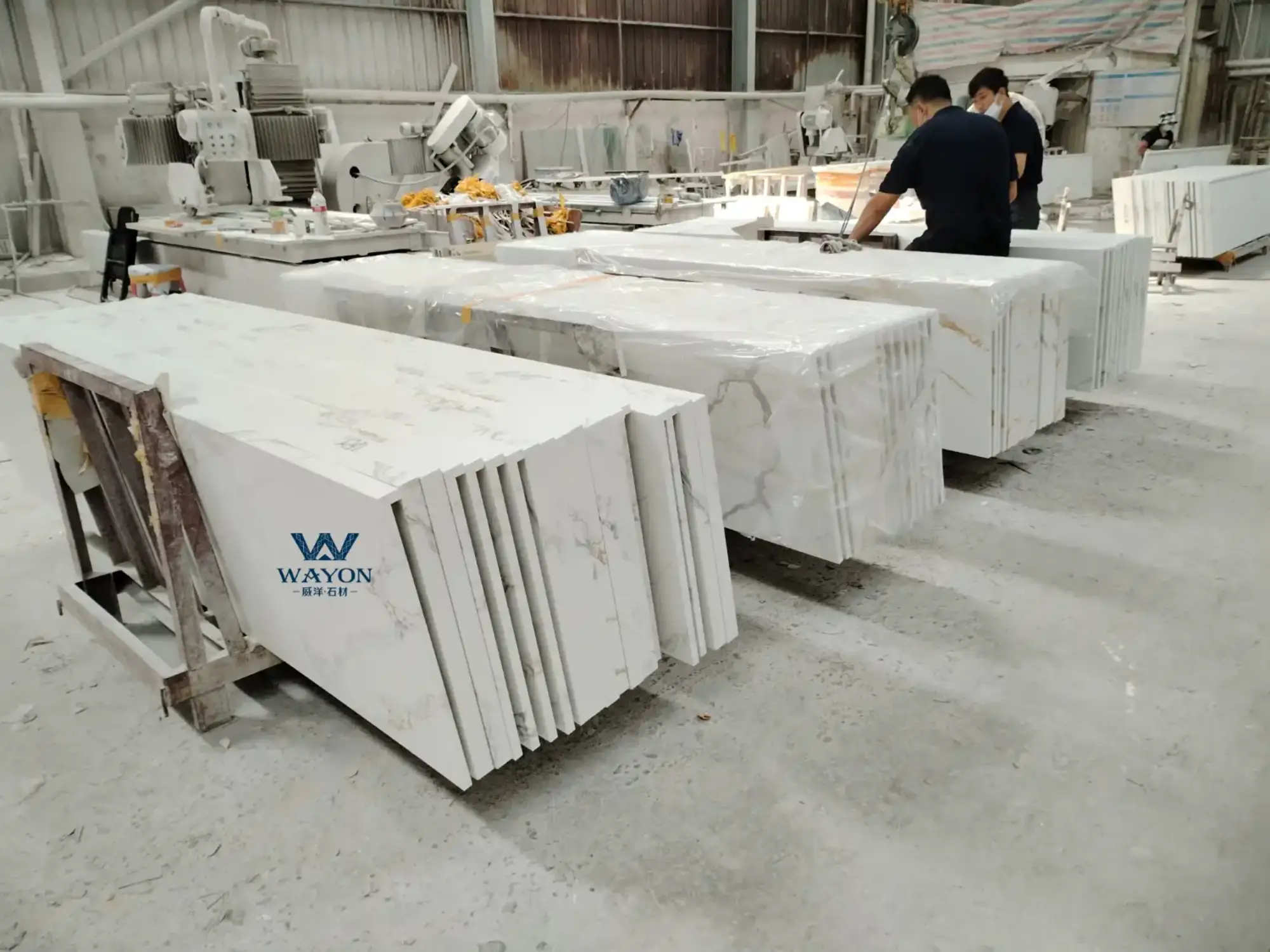 Quartz kitchen countertop