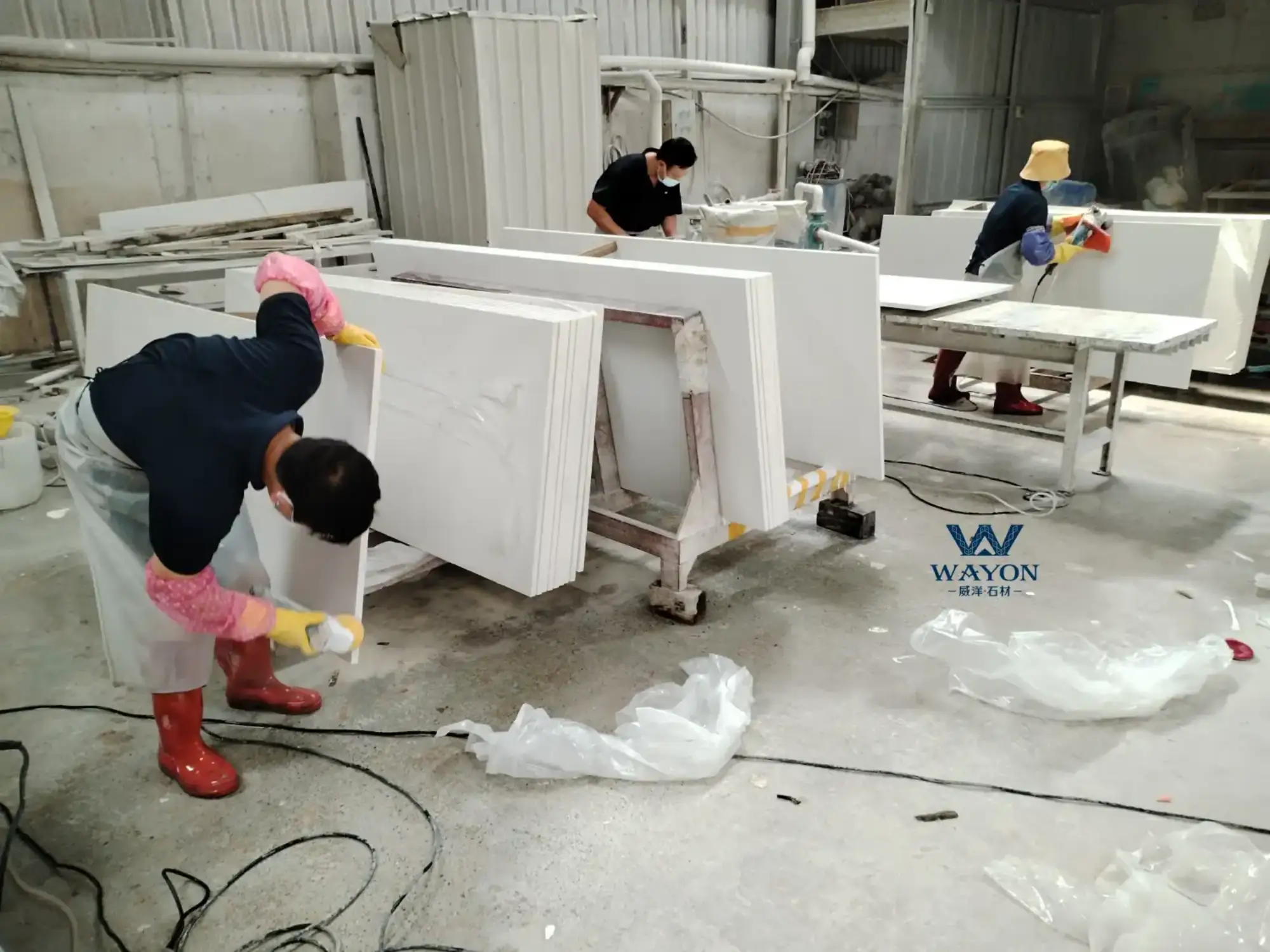 Standard quartz countertop fabrication