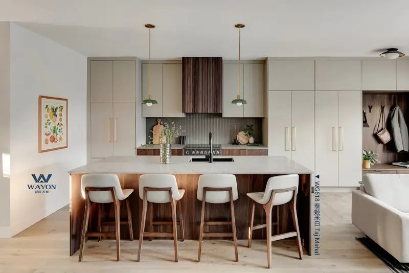Taj Mahal Quartz Slab Guide: Engineered Stone for Commercial & Residential Projects