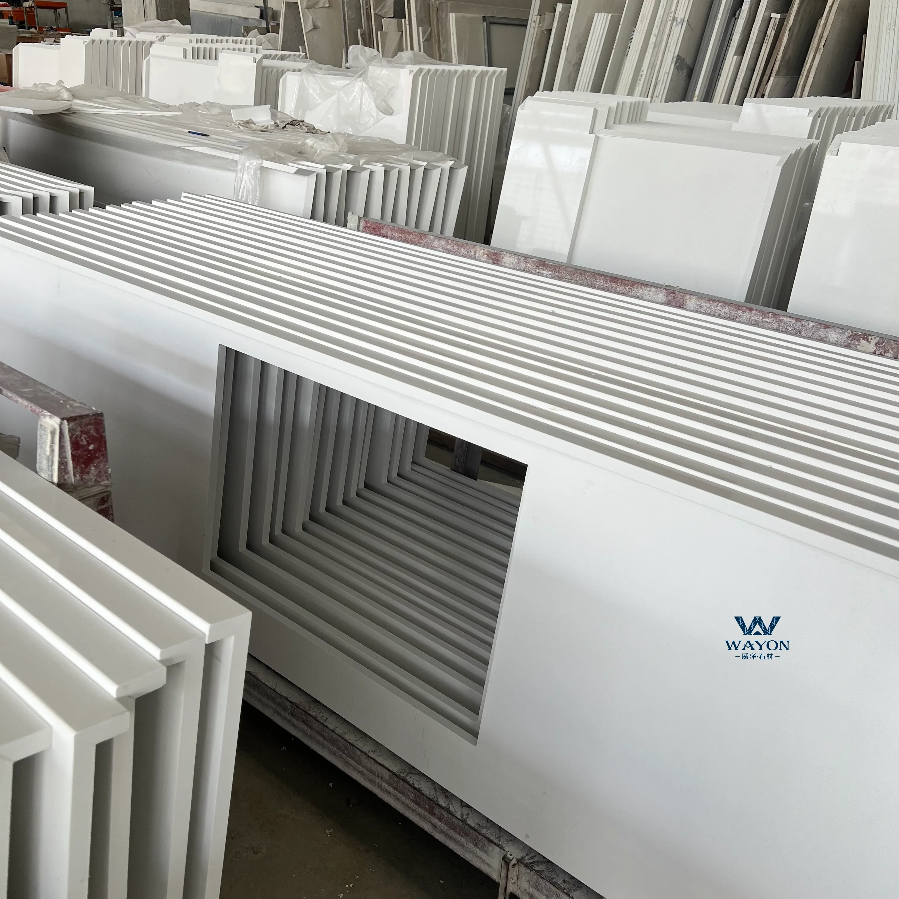 WG025 Pure White Countertop