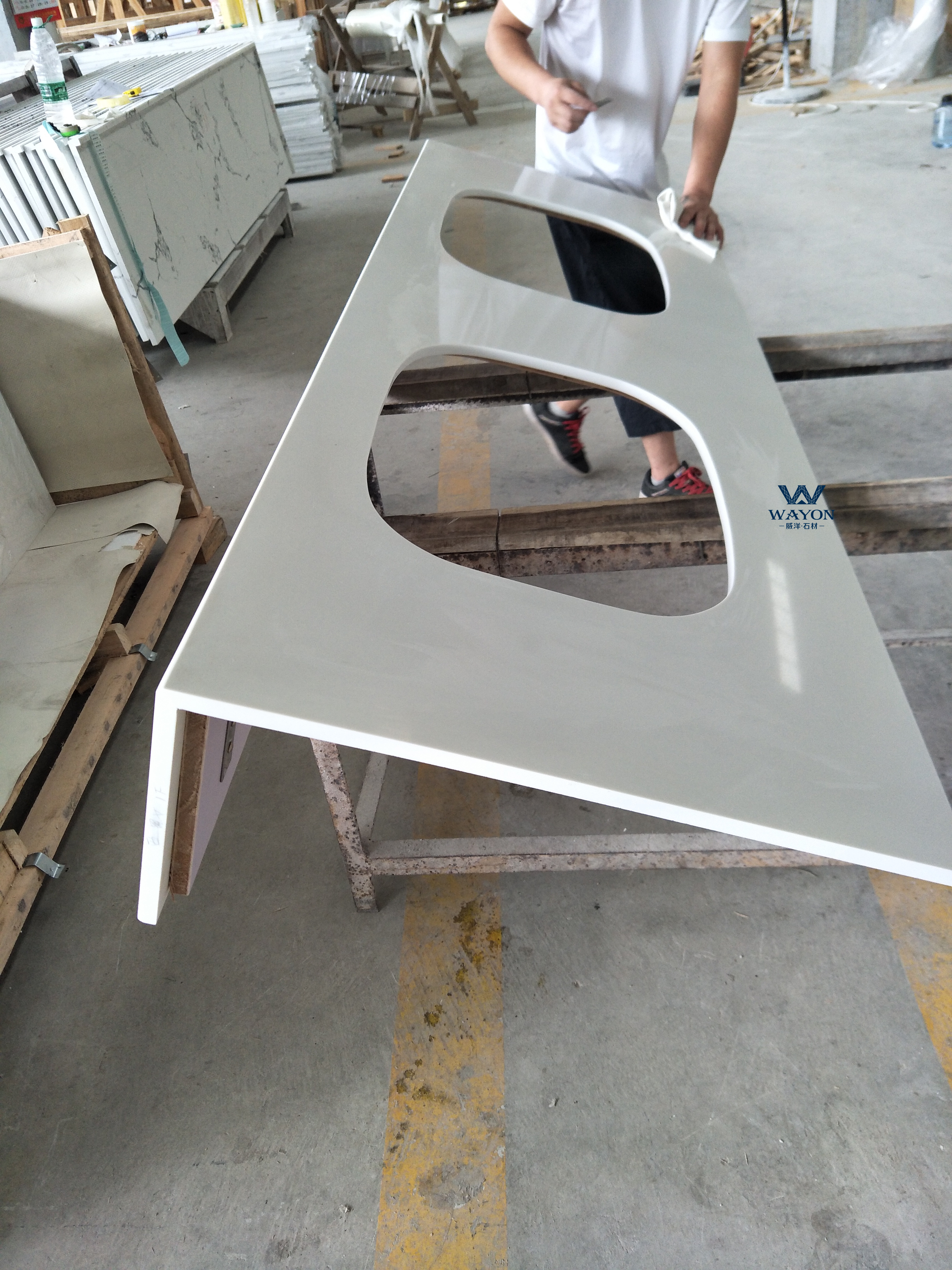 Quartz vanity top
