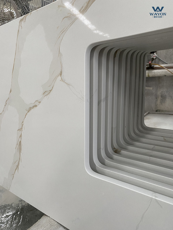 Quartz vanity top(WG519 Borage Gold)