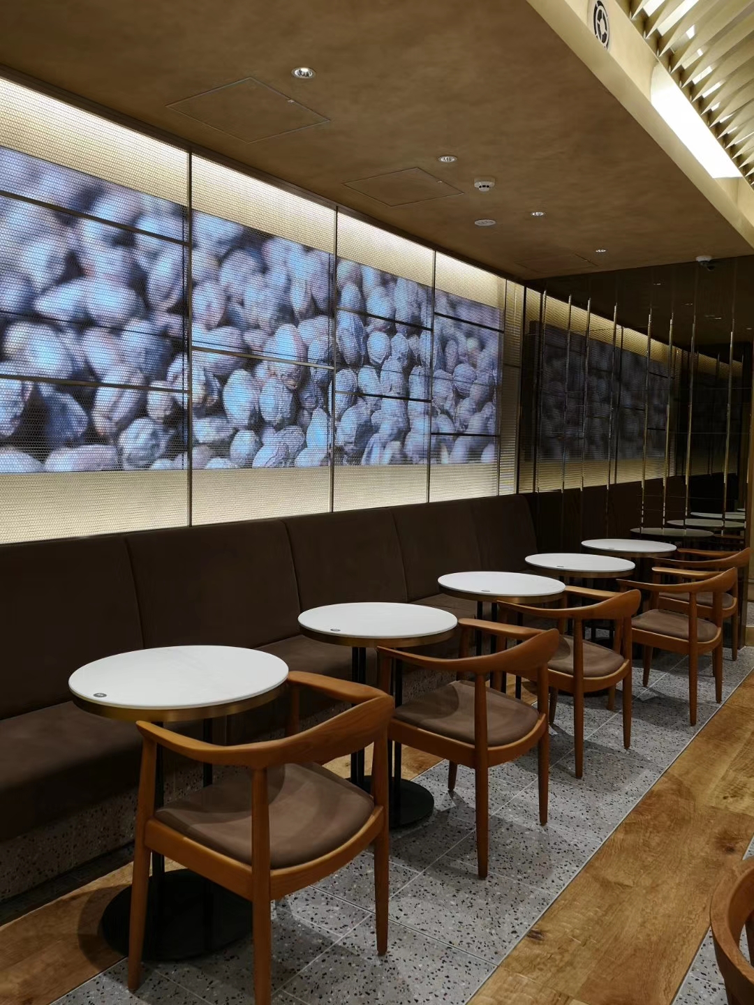 Wayon Terrazzo project case——Geshary Coffee shop in Tokyo, Japan.terrazzo countertops factory
