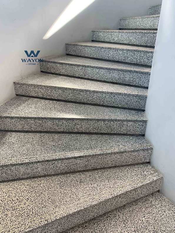 Wayon Terrazzo product -- terrazzo stairs