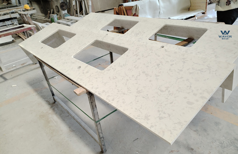 quartz stone vanity tops